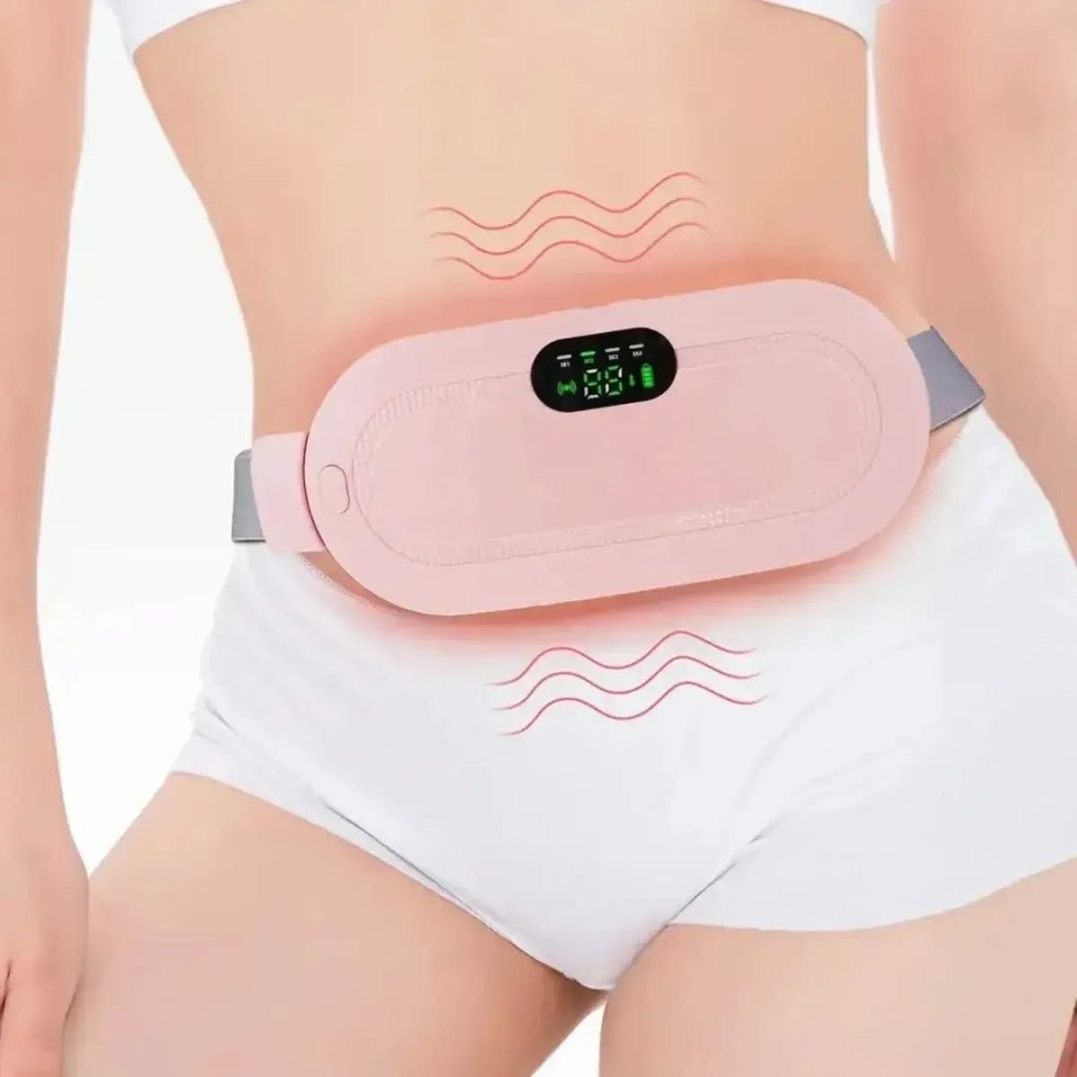 Cinturón Aliviador de Cólicos con Calor y Masajeador + Envio Gratis