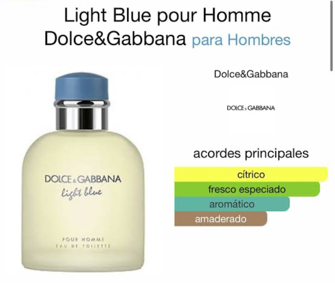 💙 Dolce & Gabbana Light Blue Men + Envio Gratis