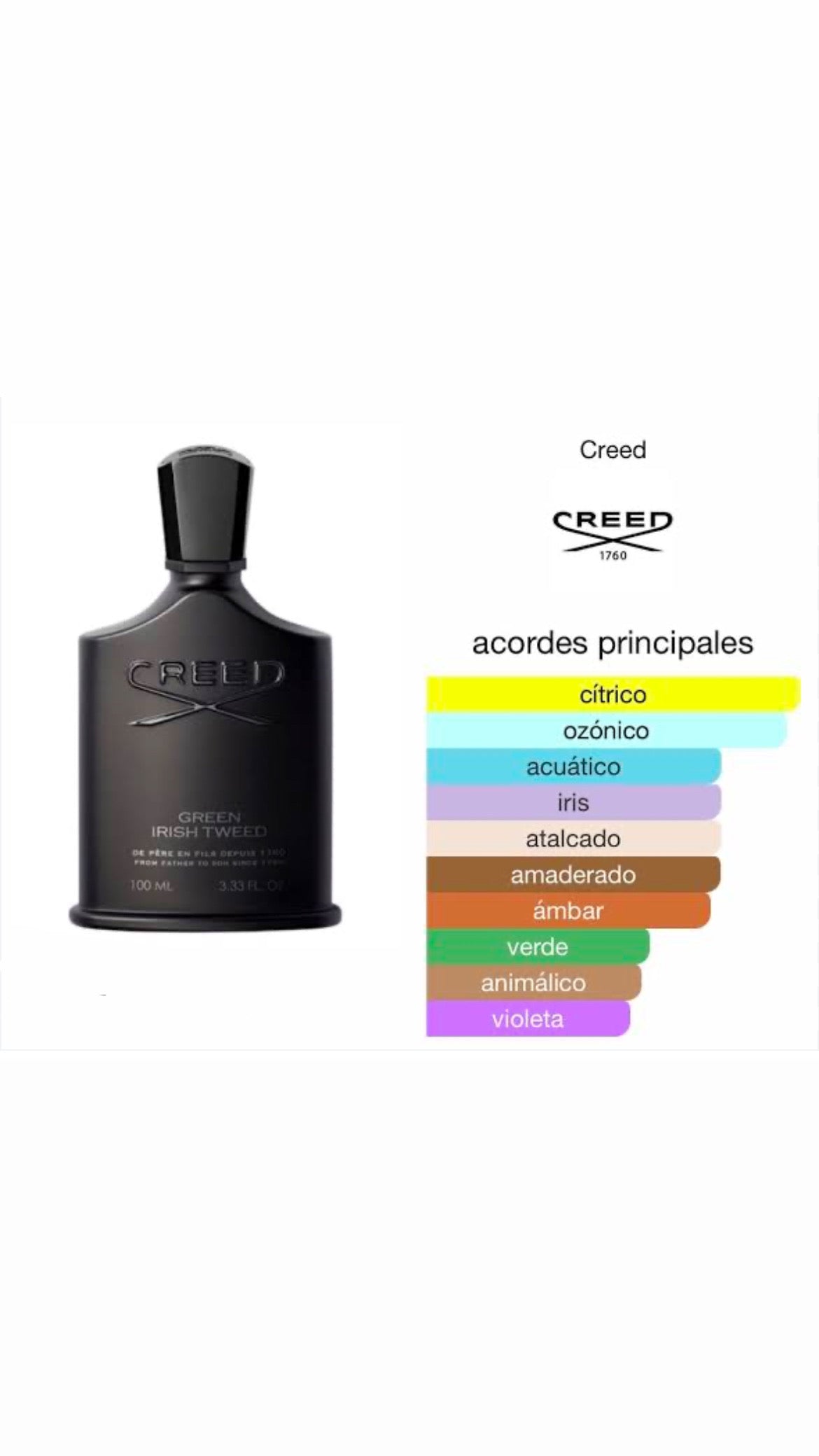 Creed Green Irish Tweed 🌿 + Envio Gratis