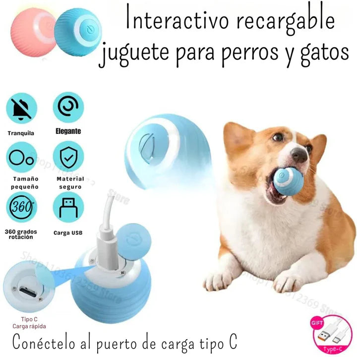 Pelota Inteligente Interactiva para Mascotas + Envio Gratis