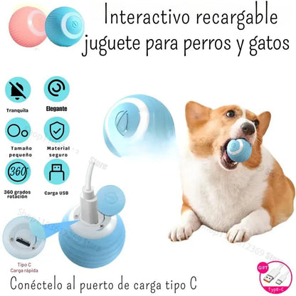 Pelota Inteligente Interactiva para Mascotas + Envio Gratis