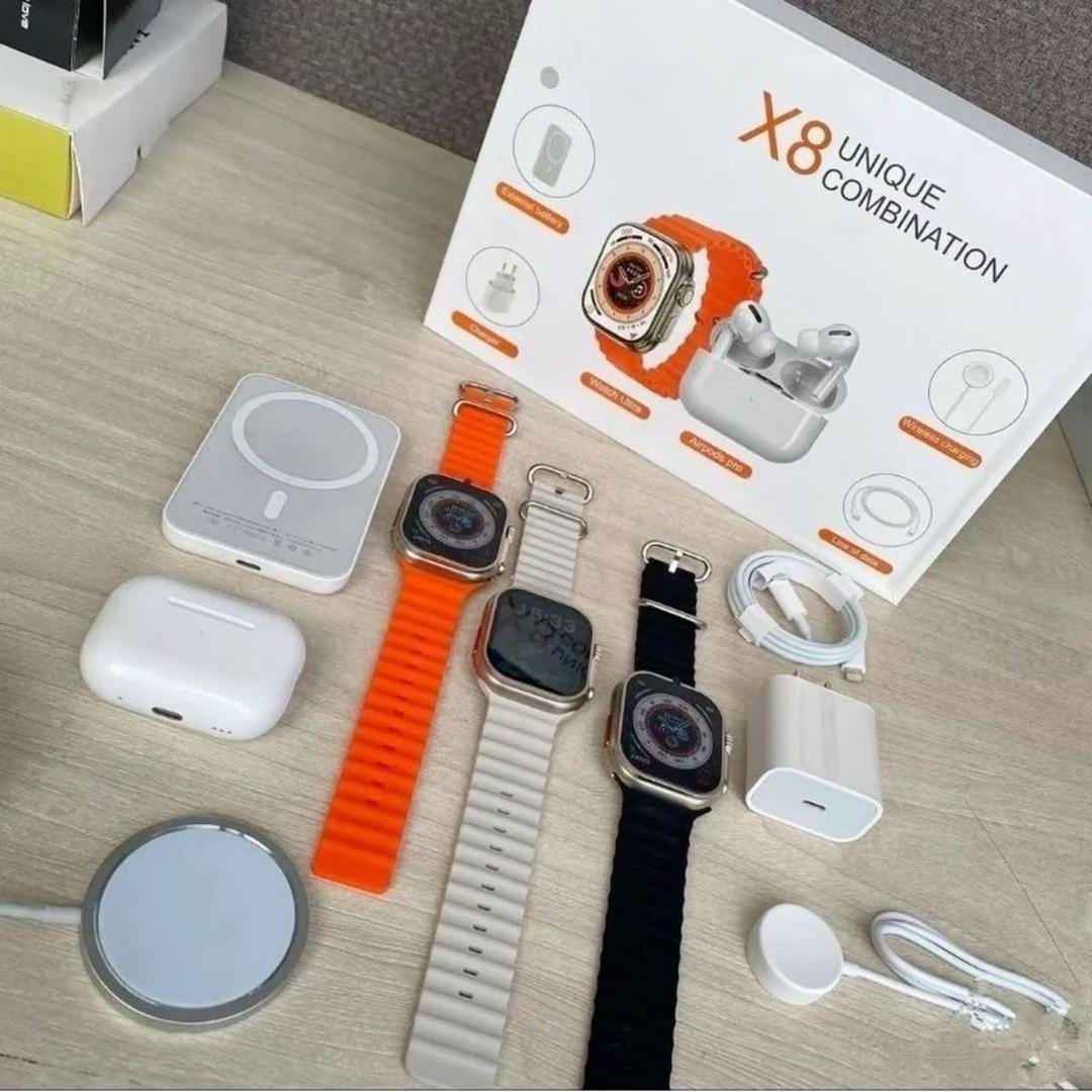Combo Smartwatch X8 Ultra + Power bank y accesorios + Envio Gratis