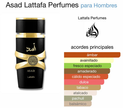 🖤 Perfume Asad – Lattafa + Envio Gratis
