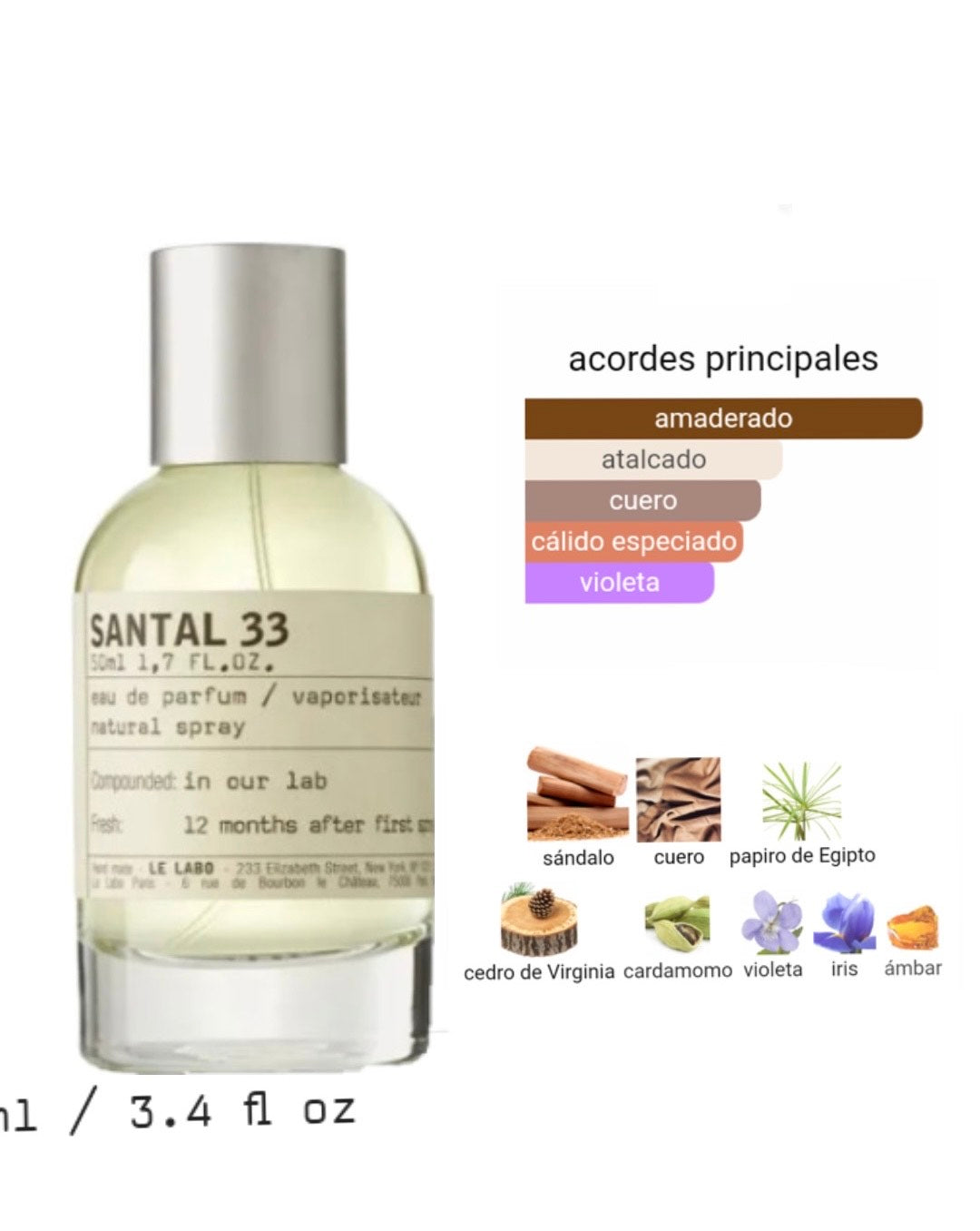 🌲 Perfume Santal 33 – Le Labo + Envio Gratis